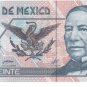 P116a Mexico 20 Pesos polymer 2001 AU