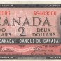 BC-38a Canada 2 Dollars 1954-MP B/C EF