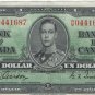 BC-21c Canada 1 Dollar 1937-WP G/T VF