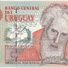 P80 Uruguay 5 Pesos Uruguayos 1998 CUNC
