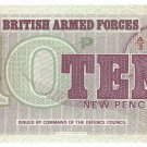 M45a  British Armed Forces 10 New Pence 1972 CUNC