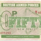 M46a  British Armed Forces 50 New Pence 1972 CUNC