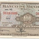 P55h Mexico 100 Pesos 1959 EF