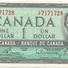 BC-37c Canada 1 Dollar 1954-MP BABN B/R VF