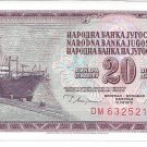 P88a Yugoslavia 20 Dinara 1978 CUNC