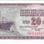 P88a Yugoslavia 20 Dinara 1978 CUNC