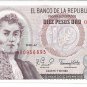 P407g Colombia 10 Pesos Oro 1980 CUNC