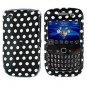 FOR BLACKBERRY CURVE 8520 8530 COVER HARD CASE POLKA DOT