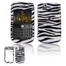 FOR BLACKBERRY BOLD 9650 COVER HARD CASE ZEBRA