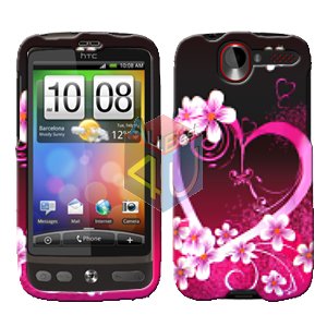 FOR HTC Desire Cover Hard Case Love