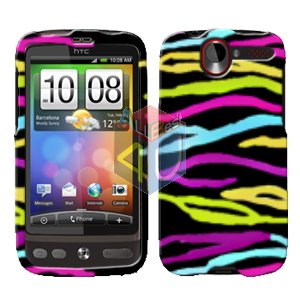 FOR HTC Desire Cover Hard Case Rainbow