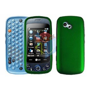 For LG Rumour Plus GW370 Cover Hard Case Green
