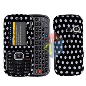 For LG Rumor2 Rumour 2 UX265 Cover Hard Case Polka Dot