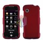For LG Prime GS390 Cover Hard Case Red