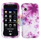 For LG Prime GS390 Cover Hard Case H-Flower
