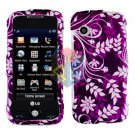 For LG Prime GS390 Cover Hard Case P-Flower