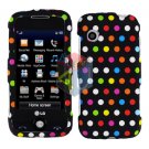 For LG Prime GS390 Cover Hard Case R-Dot