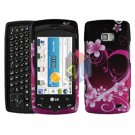 For LG Ally VS740 Cover Hard Case Love