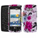 For LG Ally VS740 Cover Hard Case P-Flower