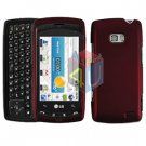 For LG Ally VS740 Cover Hard Case Red