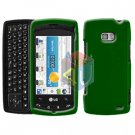 For LG Ally VS740 Cover Hard Case Green