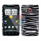 For HTC Evo 4G Cover Hard Case Zebra