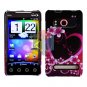 For HTC Evo 4G Cover Hard Case Love