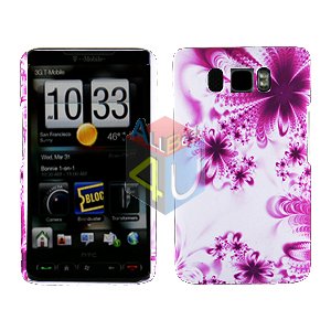 For HTC HD2 HD 2 Cover Hard Case H-Flower