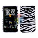 For HTC HD2 HD 2 Cover Hard Case Zebra