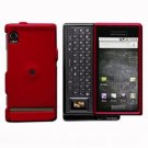 For Motorola Droid A855 Cover Hard Case Red