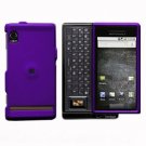 For Motorola Droid A855 Cover Hard Case Purple