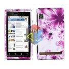 For Motorola Droid A855 Cover Hard Case H-Flower
