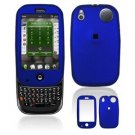 For Palm Pre Plus Cover Hard Case Rubberized Blue