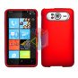 FOR HTC HD7 HD 7 Cover Hard Case Rubberized Red