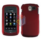 For Pantech Crux / CDM8999 Cover Hard Case Rubberized Red