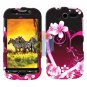 For HTC MyTouch 4G / Panache 4G Protector Screen + Cover Hard Case Love