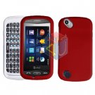 For Pantech Laser P9050 Cover Hard Case Rubberized Red