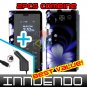 For Sanyo innuendo Car Charger +Hard Case B-Flower +Screen 3-in1