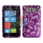 FOR HTC HD7 HD 7 Cover Hard Case P-Flower