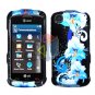 For LG Shine Touch KM555 Cover Hard Case Flower