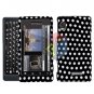 For Motorola Milestone 2 Cover Hard Case Polka Dot