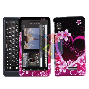 For Motorola Milestone 2 Cover Hard Case Love