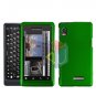 For Motorola Milestone 2 a953 Cover Hard Case Rubberized Green