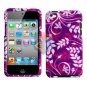 For ipod touch 4 Cover Hard Case P-Flower
