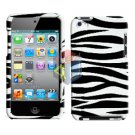 For ipod touch 4 Cover Hard Case Zebra