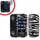 For Samsung Reality U820 Cover Hard Case Zebra +Screen 2-in-1