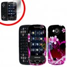For Samsung Reality U820 Cover Hard Case Love +Screen 2-in-1