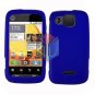 For Motorola Citrus WX445 Cover Hard Case Rubberized Blue