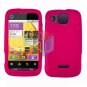 For Motorola Citrus WX445 Cover Hard Case Rubberized Hot Pink