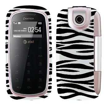 For Pantech impact P7000 Cover Hard Case Zebra